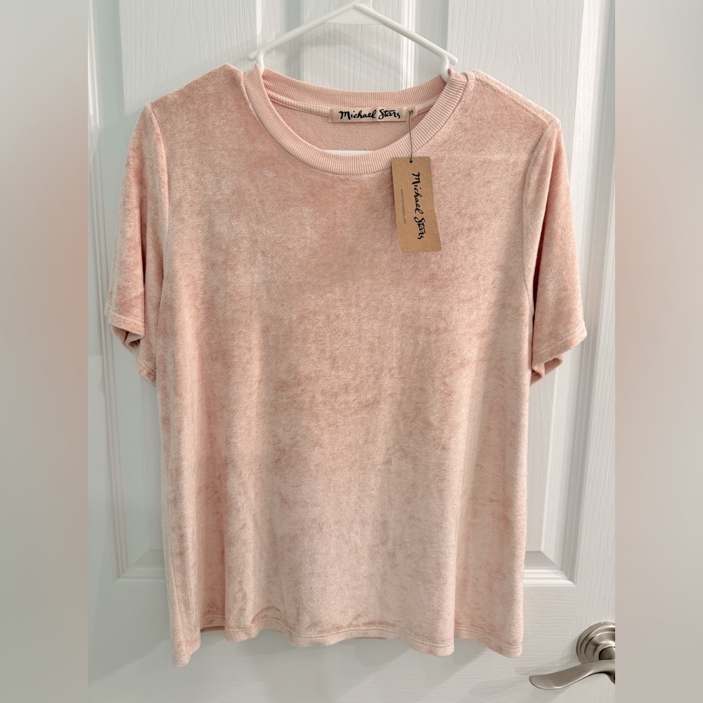 XS Michael Stars velour tee